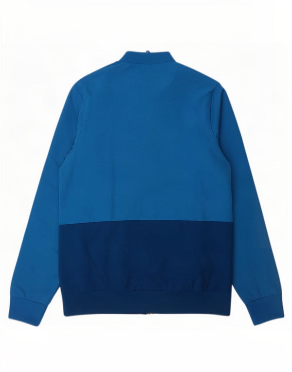 Adidas Veste de Survêtement Real Madrid Garçon 13-14 Ans Bleu Colorblock