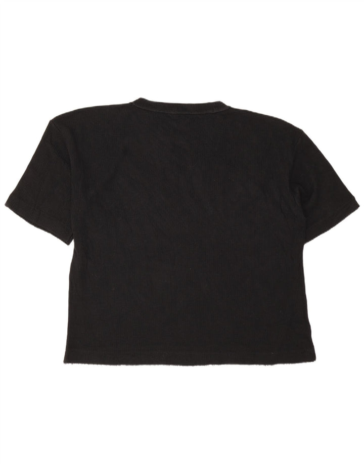 Zara T-shirt graphique pour hommes, grand, noir