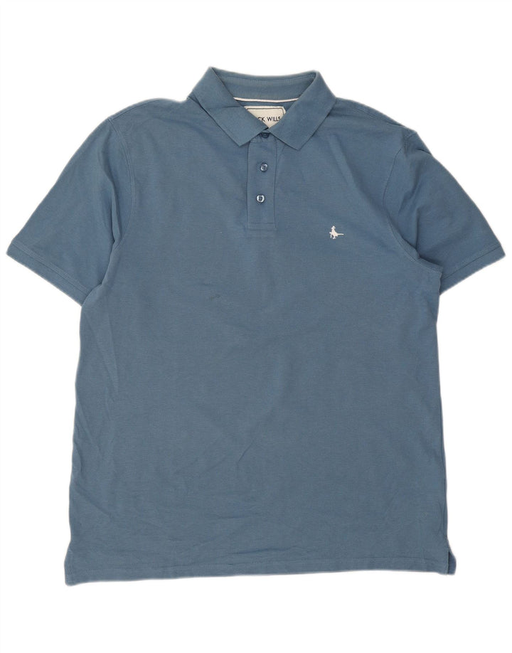 Jack Wills Polo Homme Grand Bleu Coton