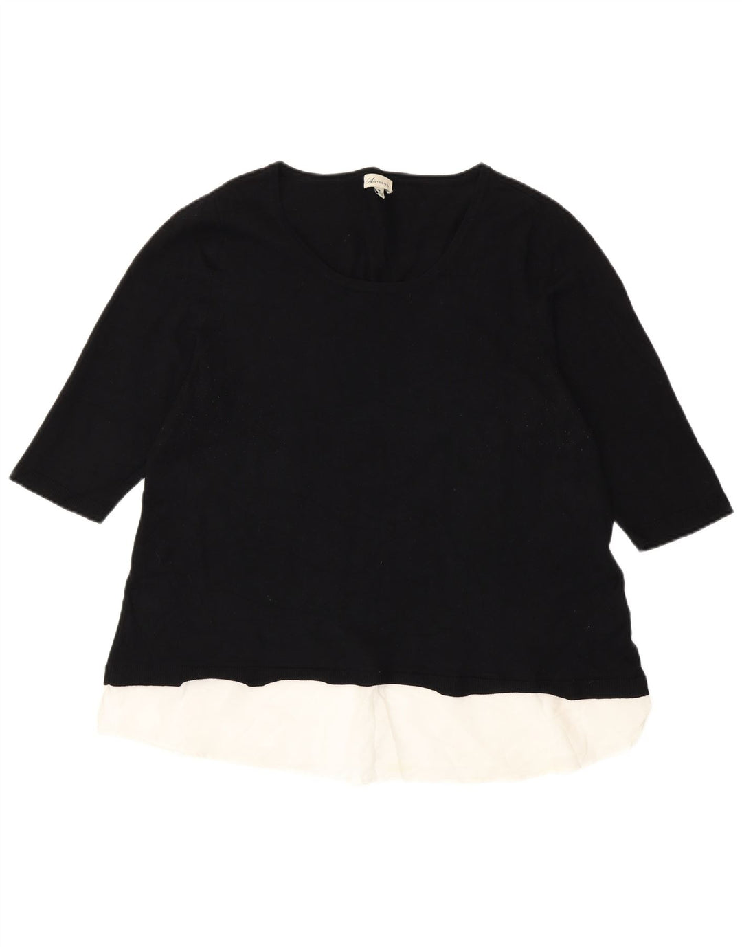 Marks & Spencer Haut chemisier autographe pour femme UK 44 Noir moyen colour block