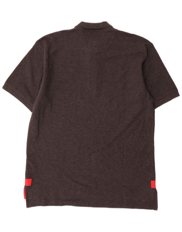 Orvis Polo Homme Gris Moyen Moucheté Coton