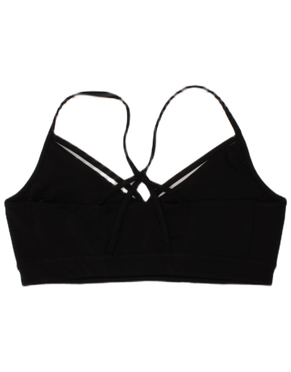Puma Haut de soutien-gorge de sport pour femme Large Noir Polyester Sports