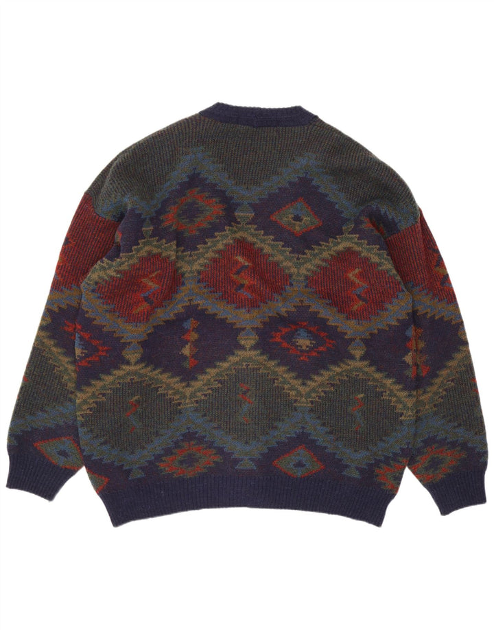 Marks & Spencer Cardigan St. Michael pour homme XL Bleu marine rétro