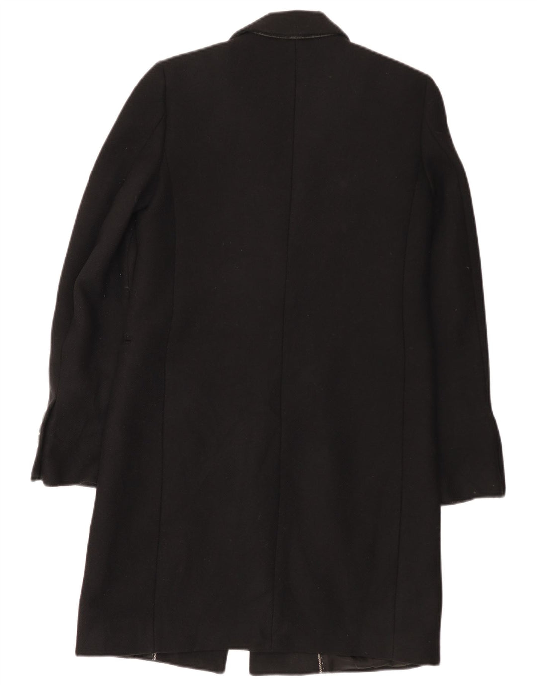 Zara Femme Pardessus UK 6 XS Laine Noire