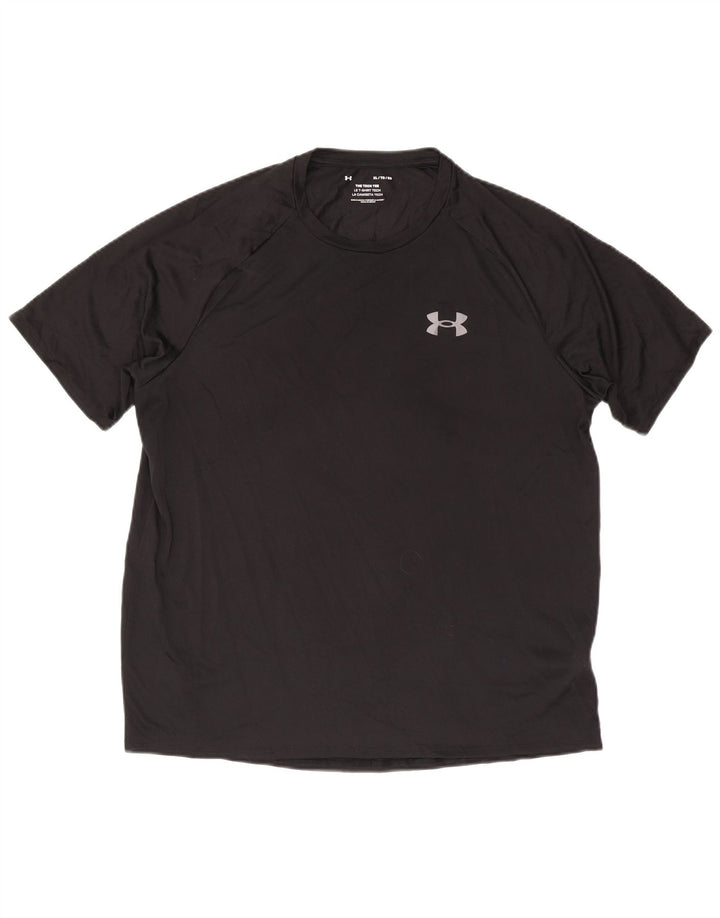 Under Armour T-Shirt Homme Top XL Noir Polyester
