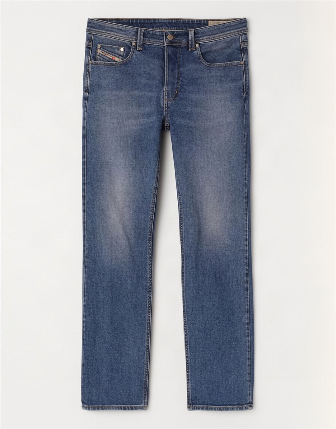 Diesel Jean Droit Homme W36 L32 Bleu Coton