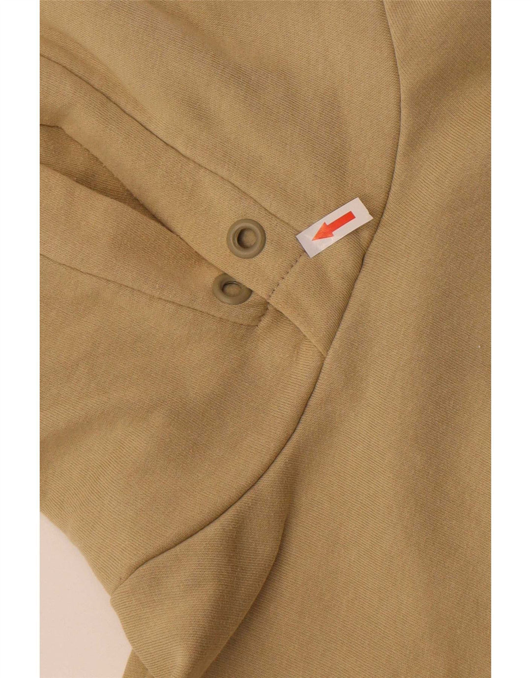 Zara Pull à capuche pour homme Petit coton beige