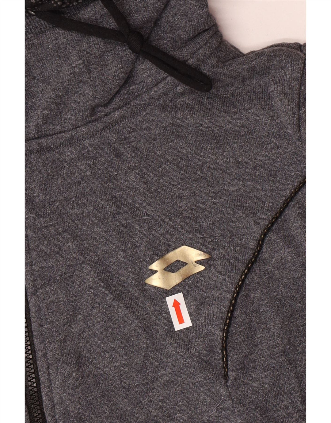 LOTTO Pull à capuche zippé pour femme UK 16 Large Gris