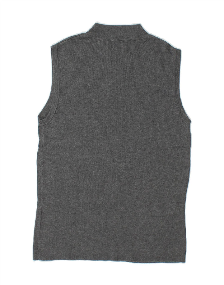 OASIS Womens Vest Tank Top UK 8 Small Grey Vintage Oasis and Second-Hand Oasis from Messina Hembry 