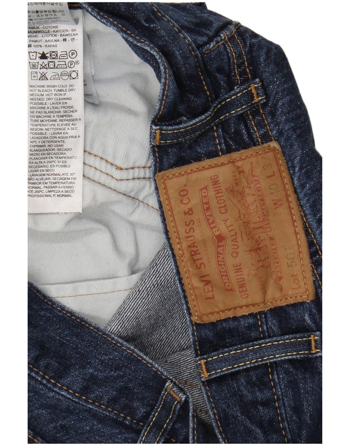 Levi's Jean Droit 501 Homme Bleu W40 L32 Coton