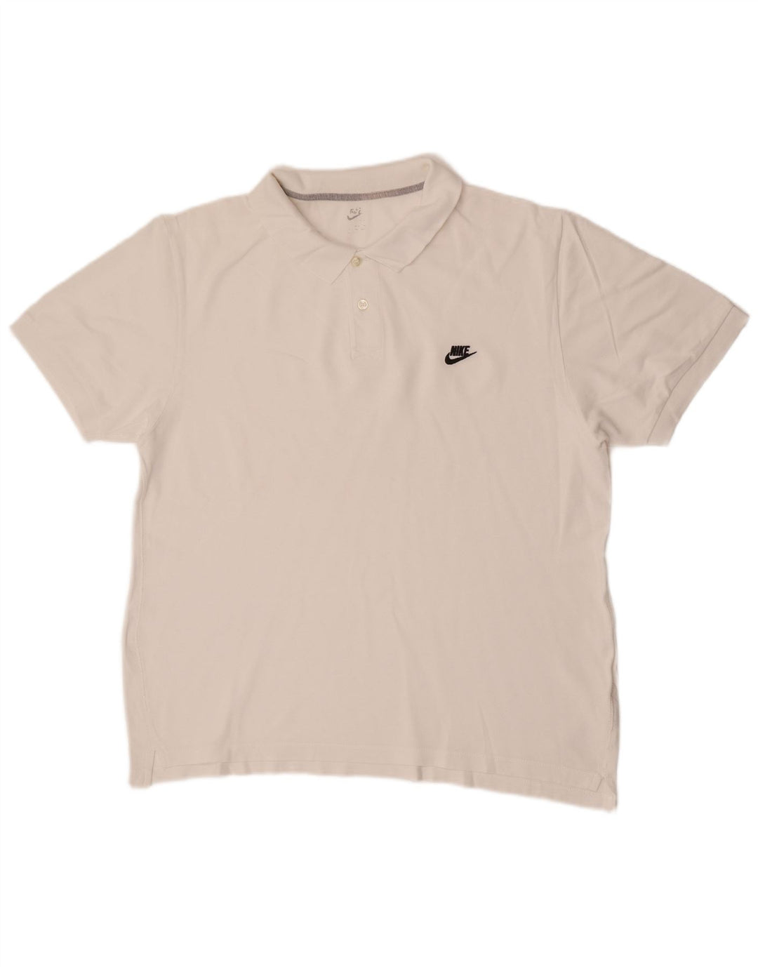 Nike Polo Homme XL Blanc Coton