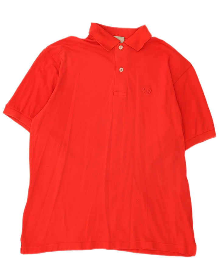 Sergio Tacchini Polo Homme IT 48 Rouge Moyen