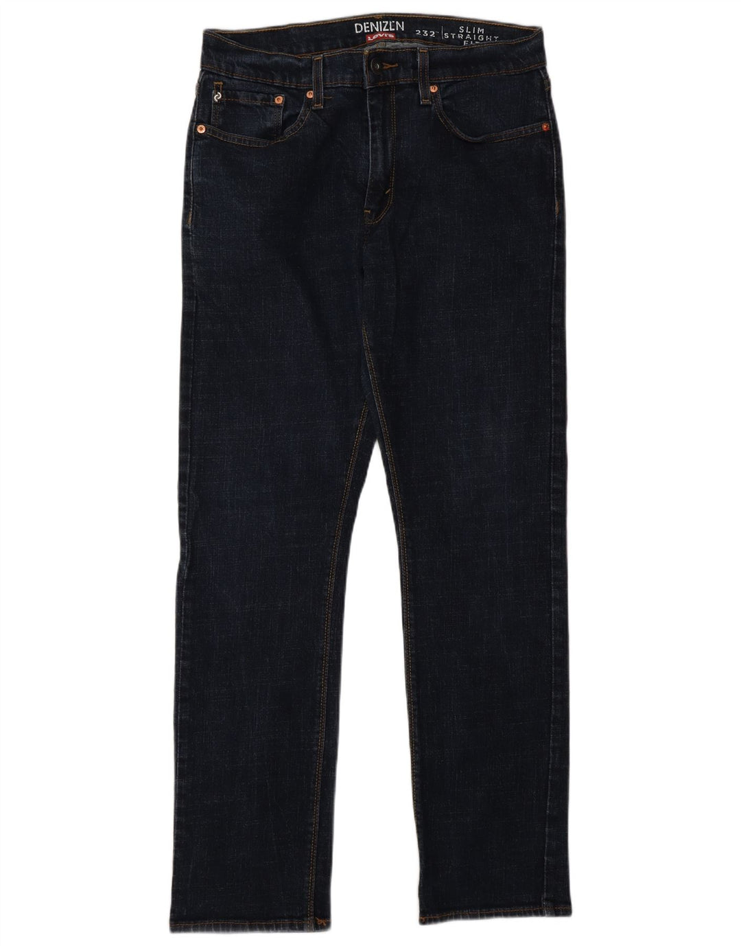 Levi's Jean Slim Droit Denizen W32 L32 Homme Bleu Marine Coton