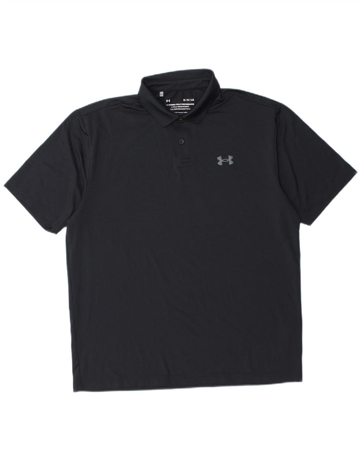 UNDER ARMOUR Polo Homme Grand Noir Polyester