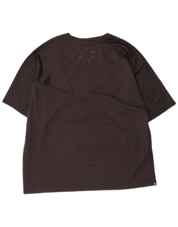 Adidas T-shirt graphique pour hommes, grand, noir, polyester