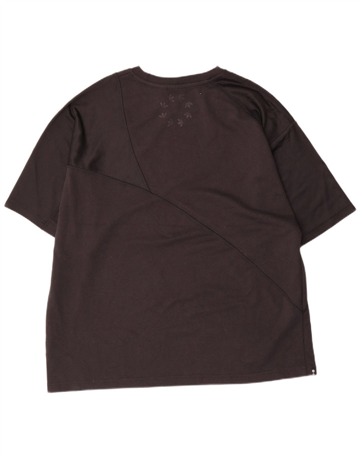 Adidas T-shirt graphique pour hommes, grand, noir, polyester