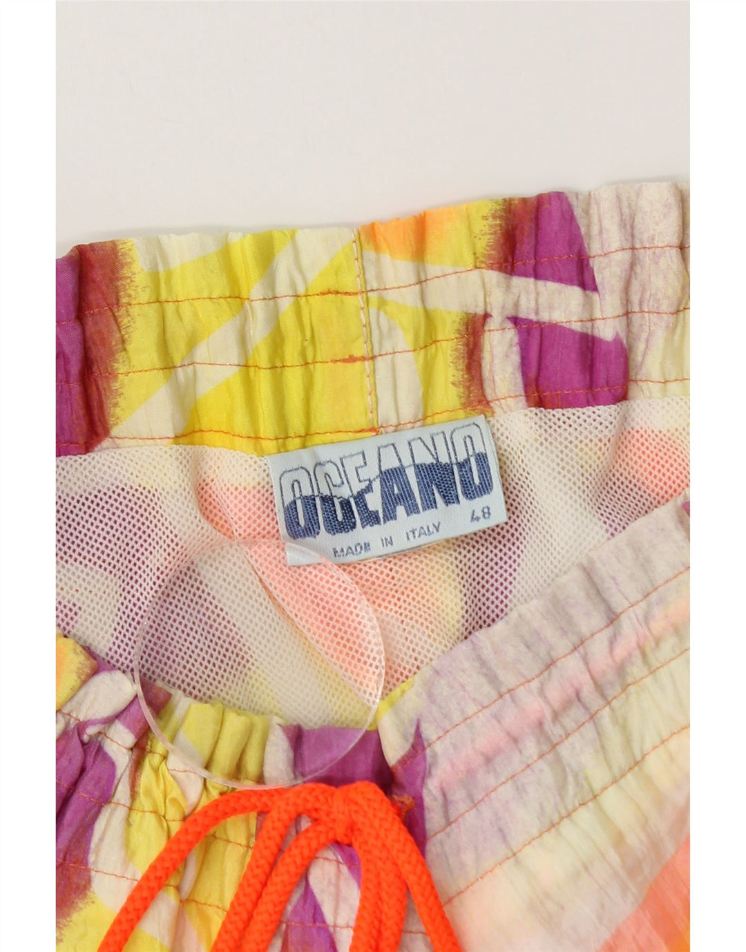 Oceano Short de Bain Homme IT 48 Medium Multicolore Géométrique Polyamide
