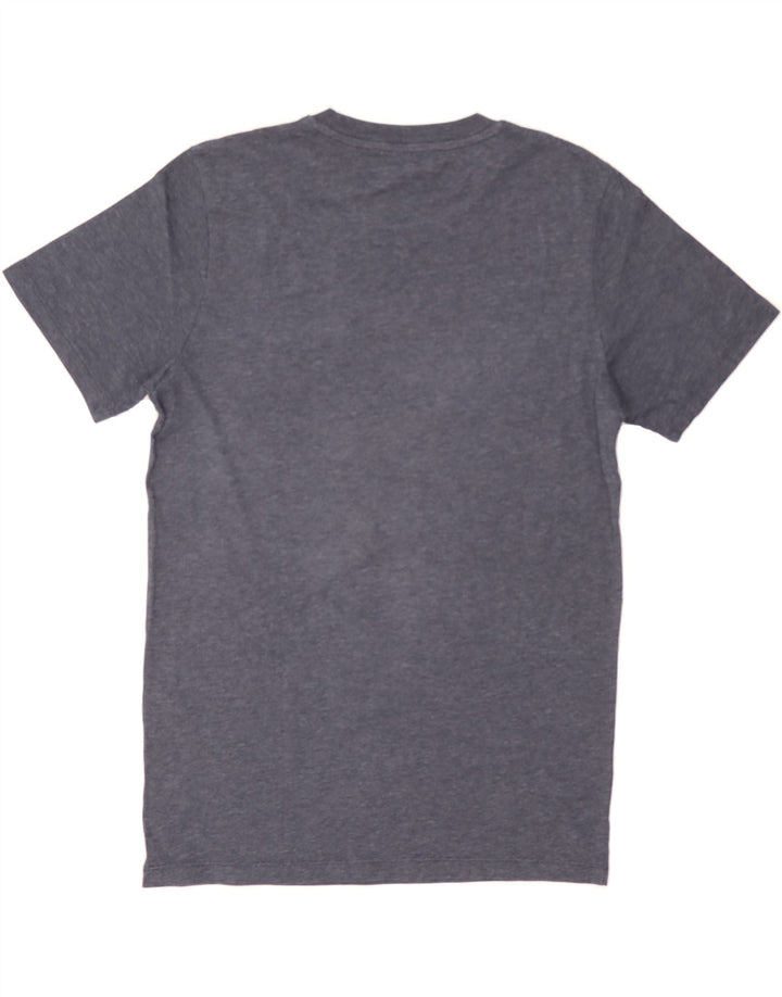 JACK & JONES Mens Graphic T-Shirt Top Medium Navy Blue Cotton Vintage Jack & Jones and Second-Hand Jack & Jones from Messina Hembry 