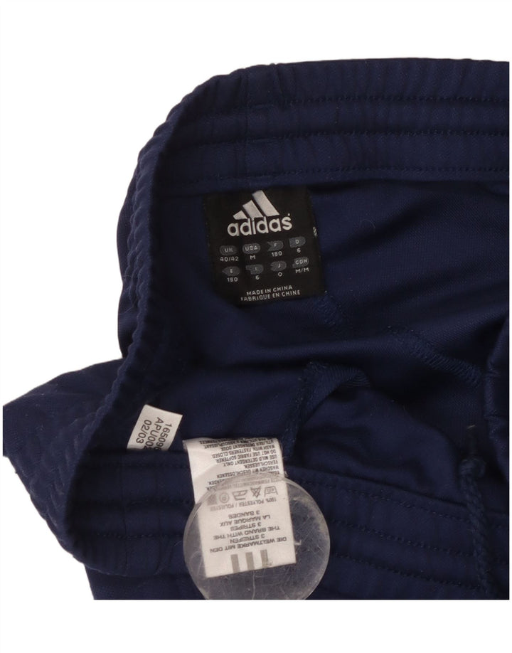 Adidas Pantalon de survêtement pour homme UK 40/42 Bleu marine moyen Polyester