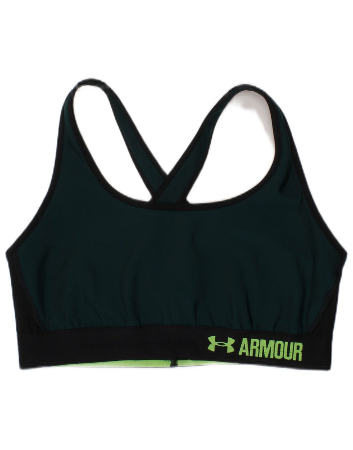 Under Armour Haut de Soutien-Gorge de Sport Compression Graphic Femme Large Vert Sports