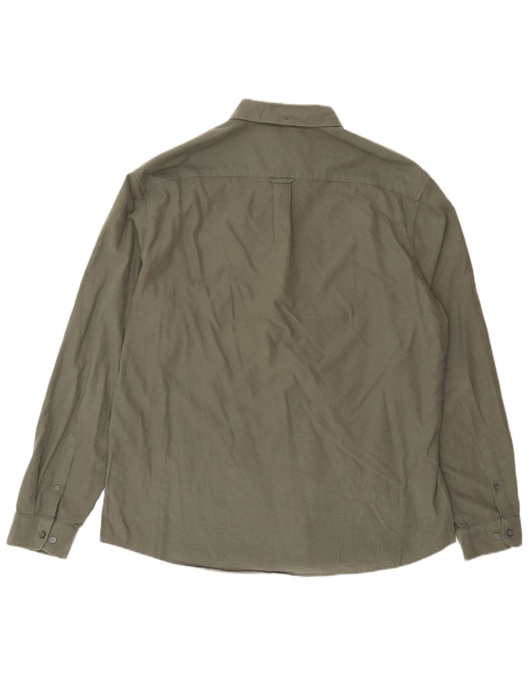 Marks & Spencer Chemise Homme XL Kaki Coton