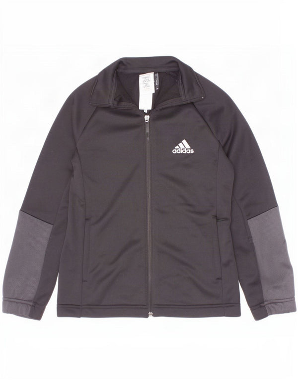 Adidas Veste de Survêtement Aeroready Garçon 7-8 Ans Noir Colorblock