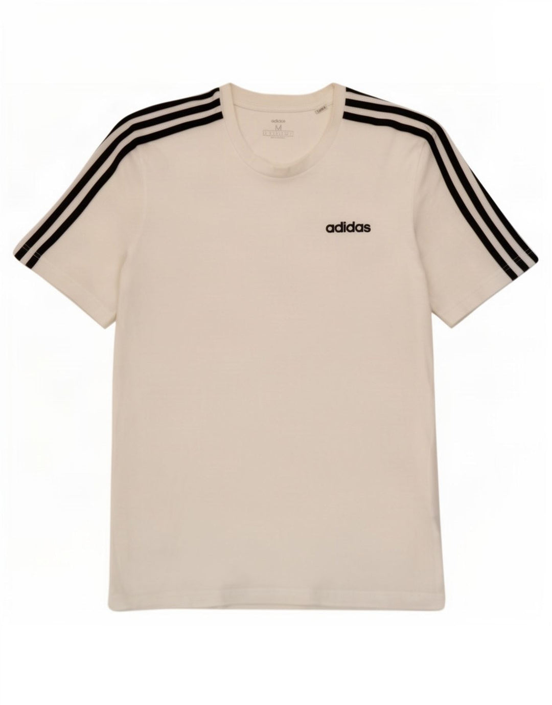 Adidas T-Shirt Homme Blanc Moyen Coton