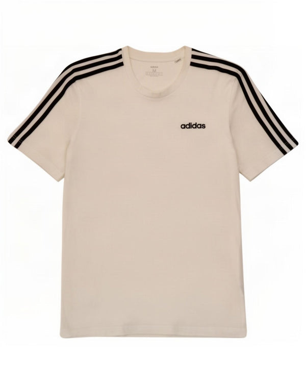 Adidas T-Shirt Homme Blanc Moyen Coton