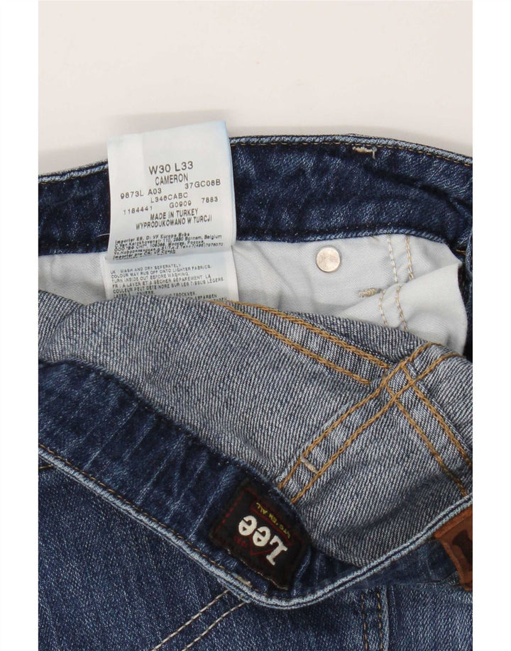 Lee Jean Droit Cameron Homme W30 L29 Bleu Coton