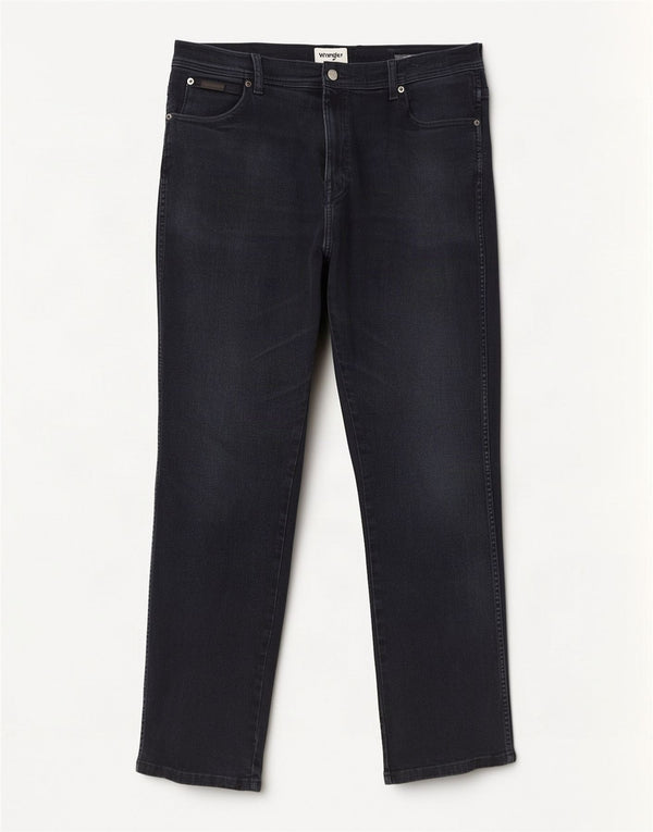 Wrangler Jean Droit Texas Homme W36 L32 Bleu Marine Coton