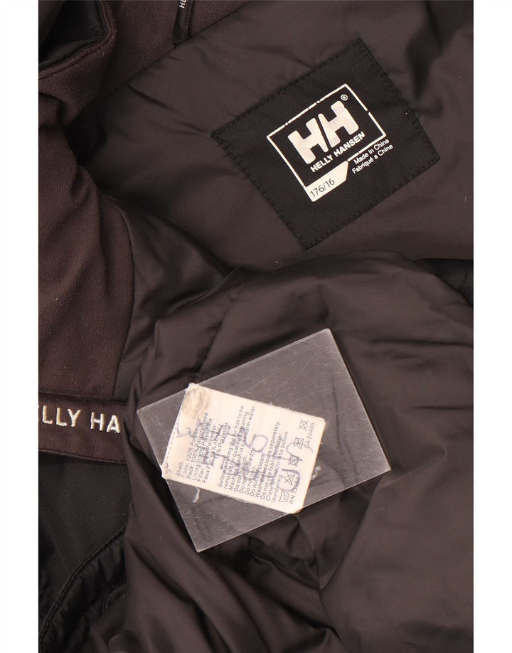 Helly Hansen Parka à capuche garçon 15-16 ans noir polyamide