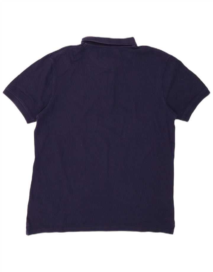 LYLE & SCOTT Polo Homme Bleu Marine Moyen Coton