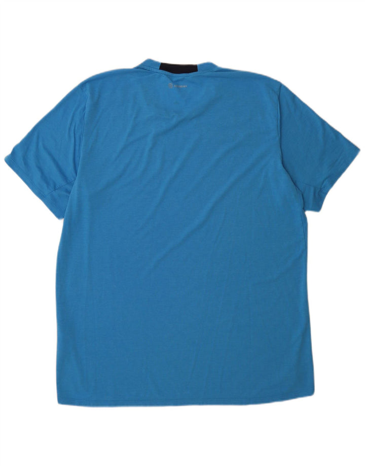 Adidas T-Shirt Homme Top XL Bleu Polyester
