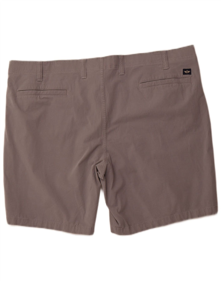DOCKERS Short Chino Homme W48 4XL Gris Coton