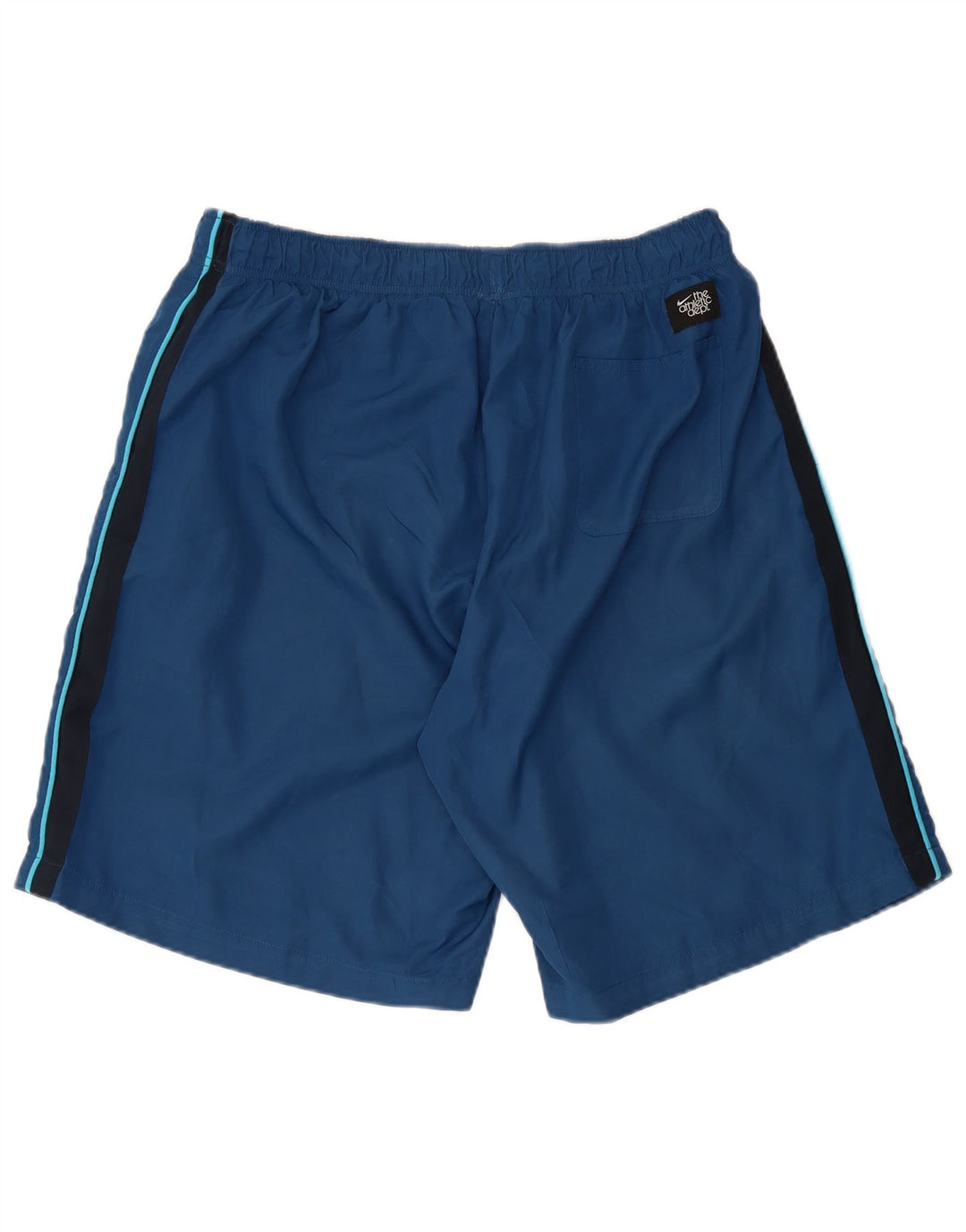 Nike Short de bain pour homme 2XL Bleu Colorblock Polyester