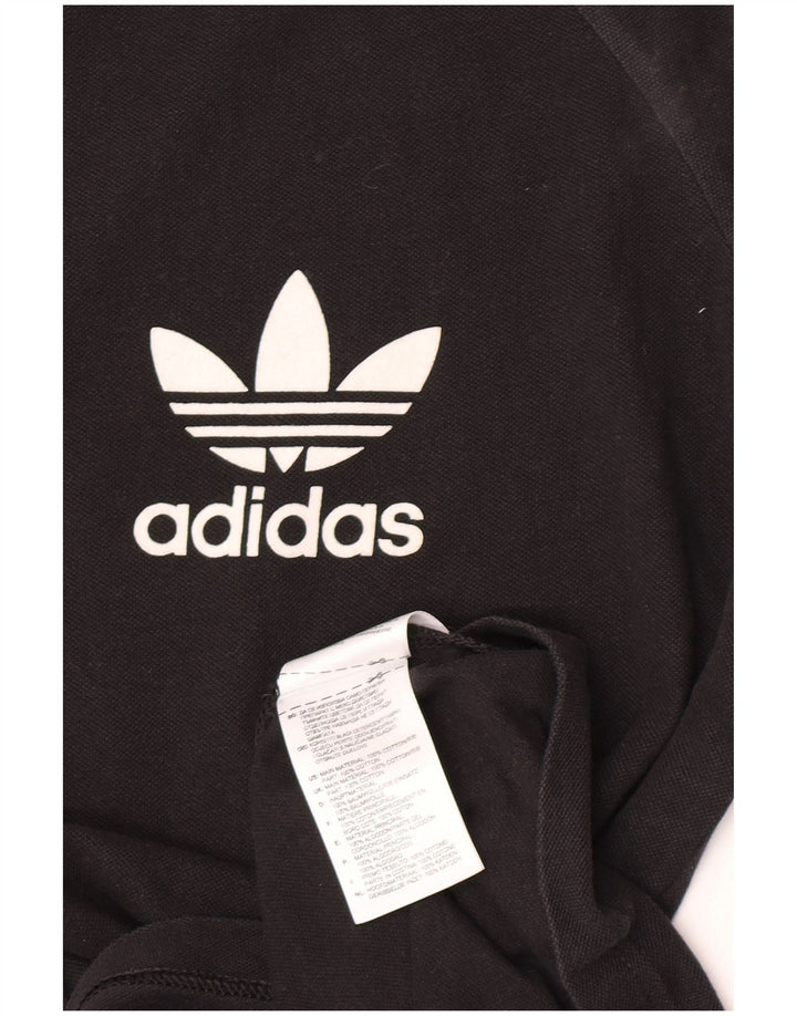 Adidas Haut graphique à manches longues pour homme en coton noir moyen