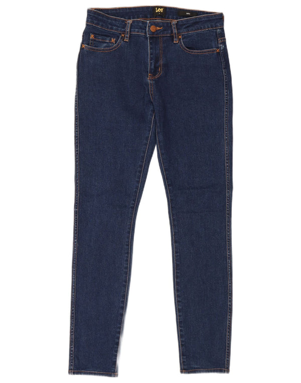 Lee Girls Licks Skinny Jeans 7-8 ans W28 L27 Bleu Marine Coton