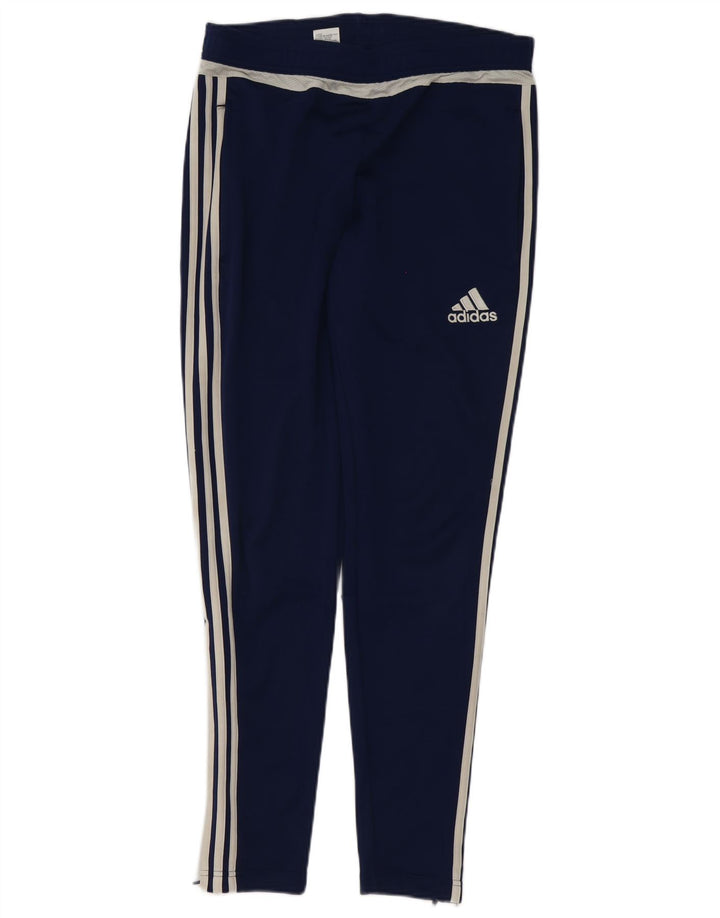Adidas Hommes Climacool Leggings Petit Bleu Marine Polyester