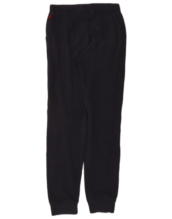 Kappa Pantalon de survêtement pour femme Joggers UK 10 Small Bleu marine Coton