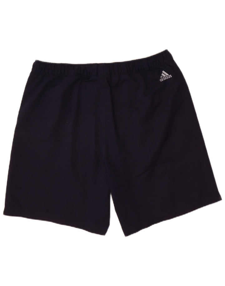 Adidas Short de sport graphique pour homme Grand bleu marine Polyester