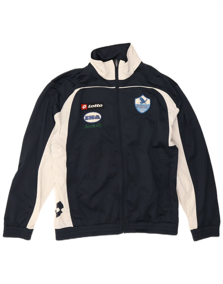 Lotto Veste de Survêtement Graphique pour Homme Large Bleu Marine Colorblock