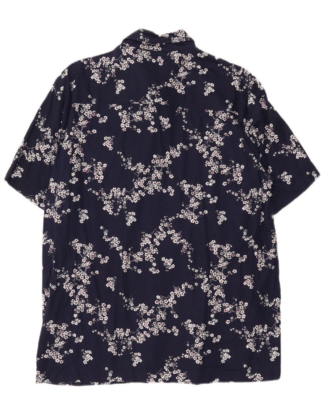 SUPERDRY Chemise à Manches Courtes Homme Bleu Marine Moyen Floral Modal