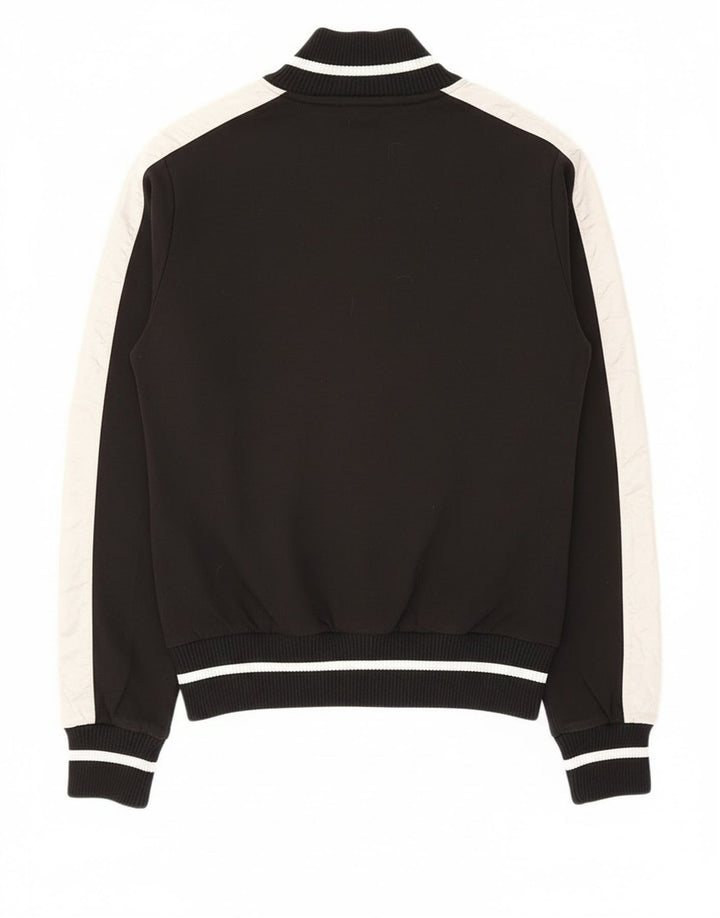 Puma Veste de survêtement graphique pour femme UK 12 Noir moyen Colourblock