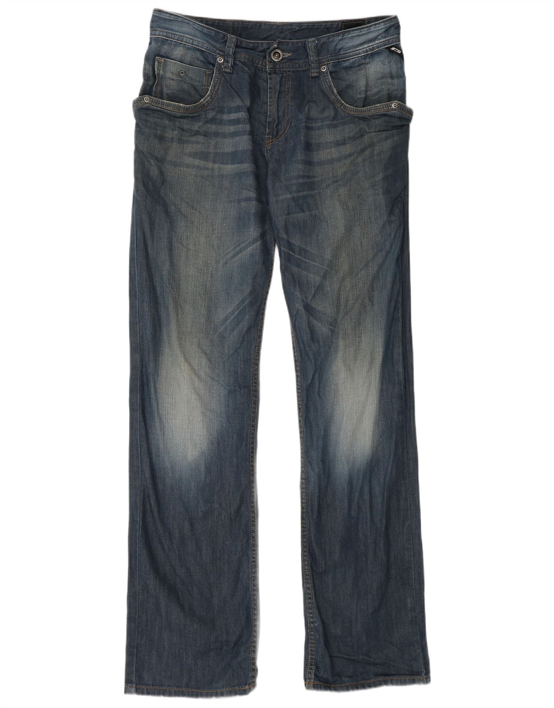 JACK & JONES Jean Droit Homme W32 L34 Bleu