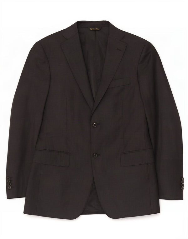 Loro Piana Veste Blazer 2 Boutons Homme IT 48 Laine Vierge Noir Moyen