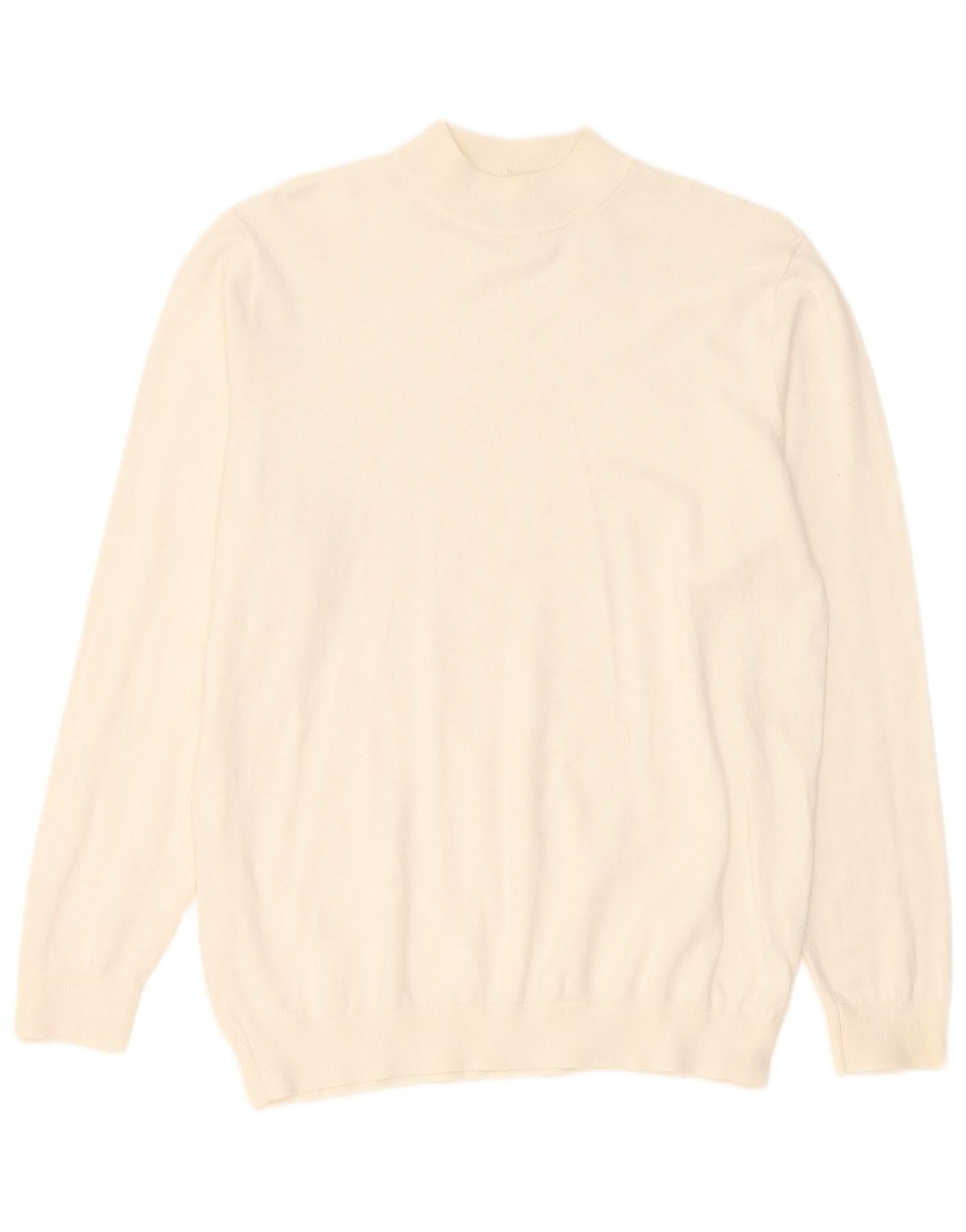 Pull Col Roulé Zara Homme Beige Moyen Viscose