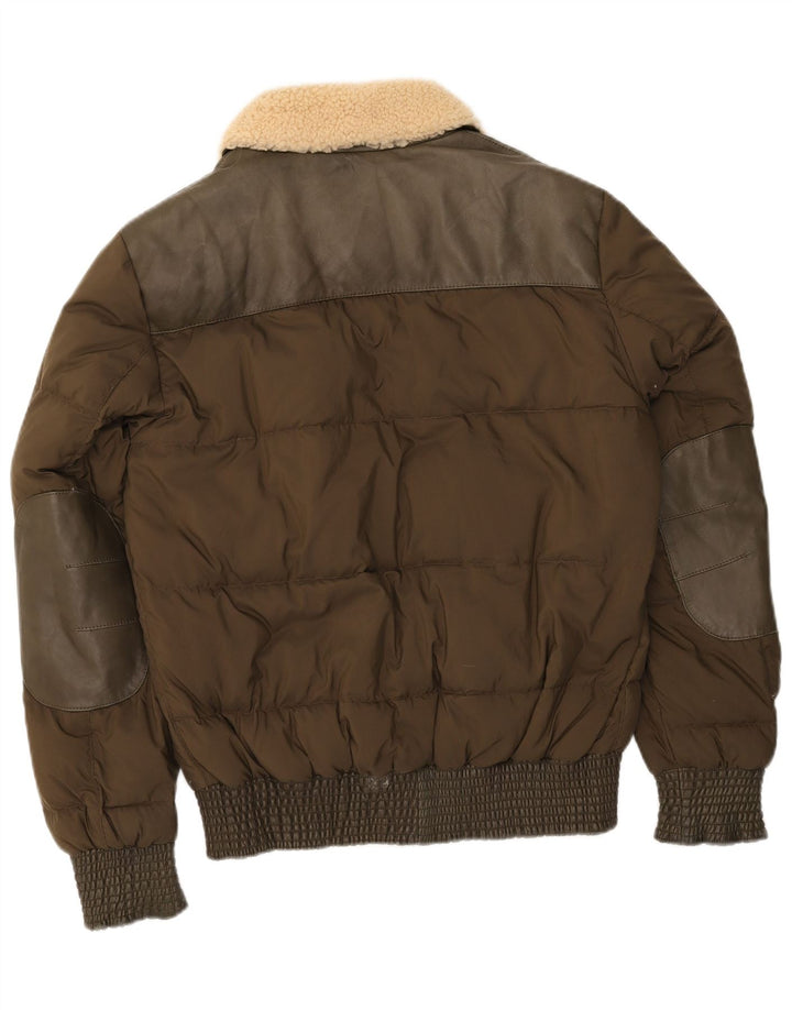 Veste matelassée homme vintage IT 52 XL Kaki Polyamide