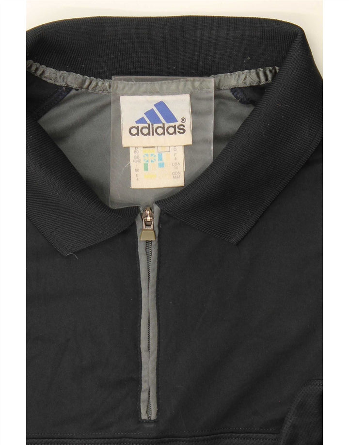 Adidas Polo Climalite pour homme UK 40/42 Bleu marine moyen Polyester
