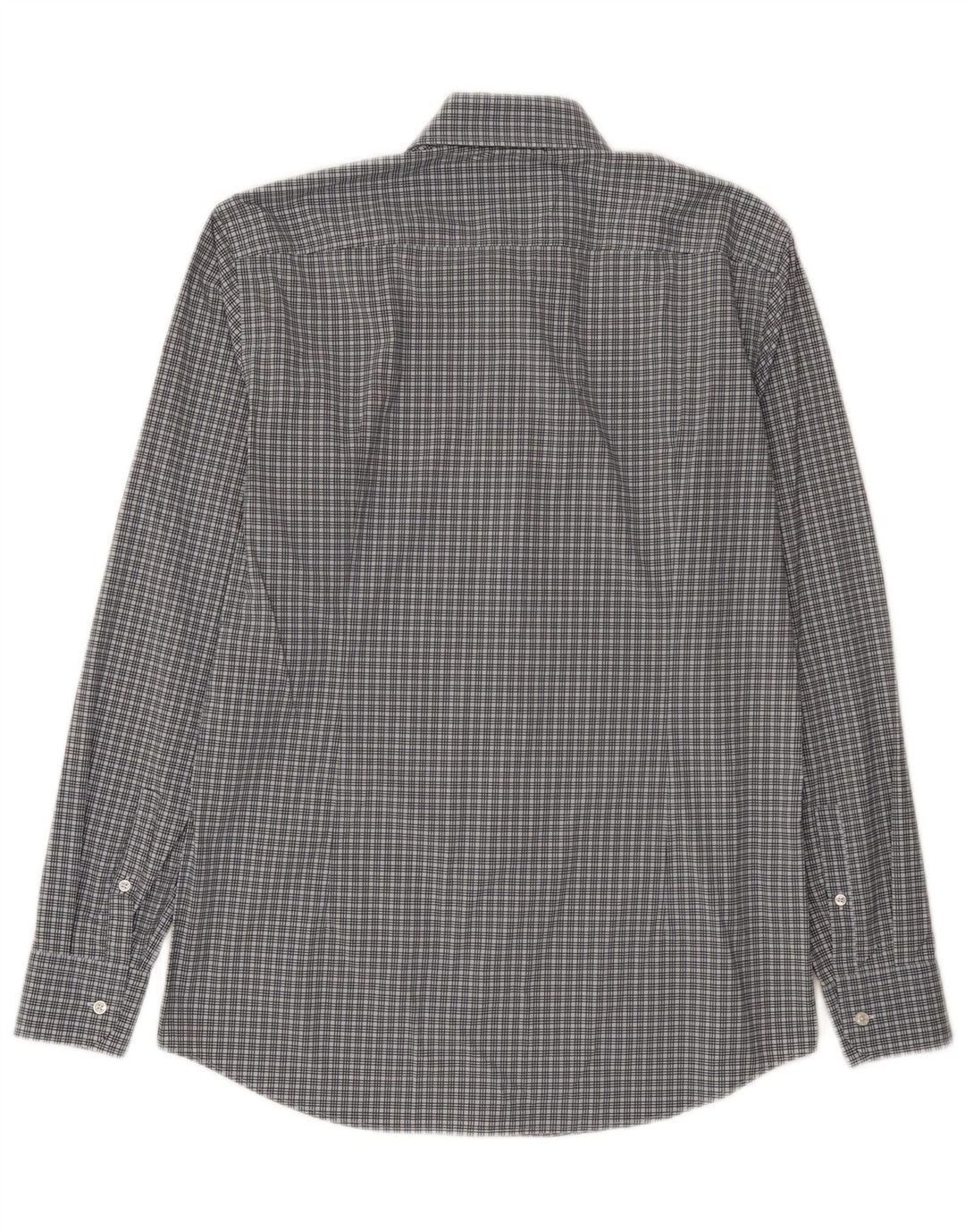 Hugo Boss Chemise slim fit pour homme taille 40 15 3/4 en polyamide à carreaux bleu moyen