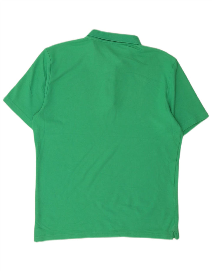 CALVIN KLEIN Polo Homme Large Vert Coton